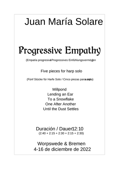Progressive Empathy [Harp Solo]