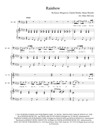Rainbow (arr. Mary McCarty)