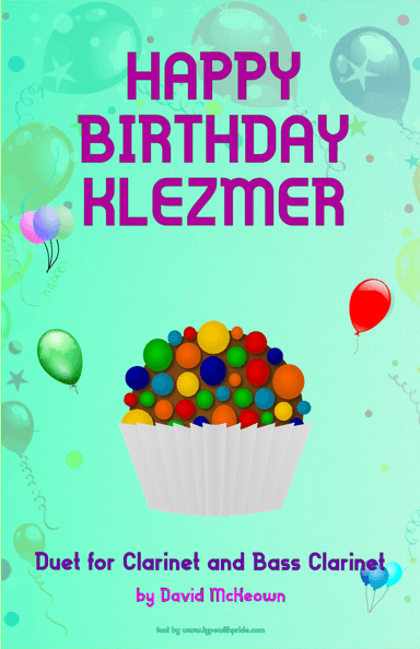 Happy Birthday Klezmer for Clarinet and Bass Clarinet Duet (arr. David McKeown)