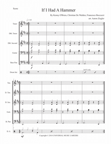 Medley - If I Had A Hammer / O-e-o (arr. Aaron Ziegler)