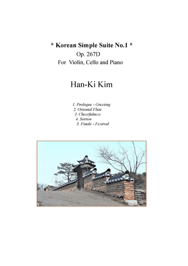 Korean Simple Suite No.1 (For Violin, Cello and Piano)