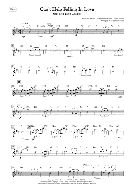 Can't Help Falling In Love (arr. ACT Bortolucci)