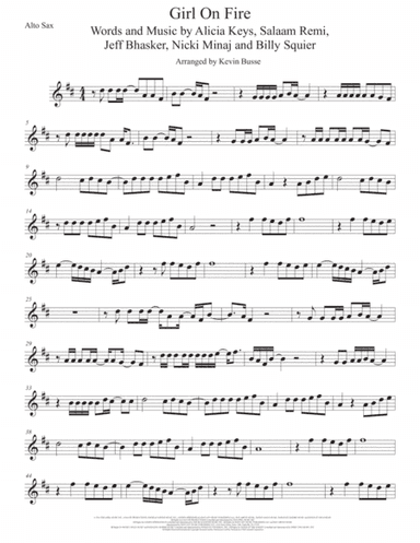 Girl On Fire (arr. Kevin Busse)