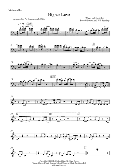 Higher Love (arr. Adrian Daurov, An International Affair)