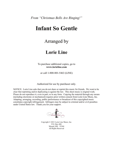 Infant So Gentle (arr. Lorie Line)