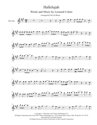 Hallelujah (arr. Kevin Busse)
