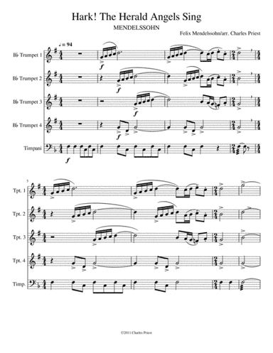 Hark! The Herald Angels Sing (arr. Charles Priest)