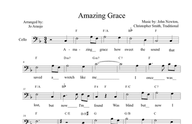 AMAZING GRACE (arr. Jo Araujo)