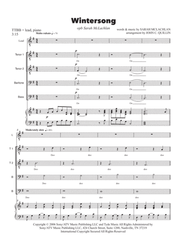 Wintersong (arr. John C. Quillin)