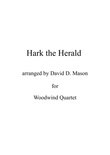 Hark the Herald Angels Sing (arr. David D. Mason)