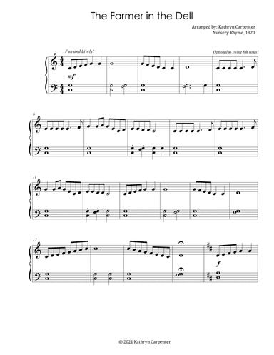 The Farmer in the Dell (arr. Kathryn Carpenter)