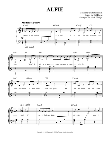 Alfie (arr. Mark Phillips)