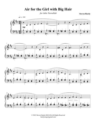 Air for the Girl with Big Hair