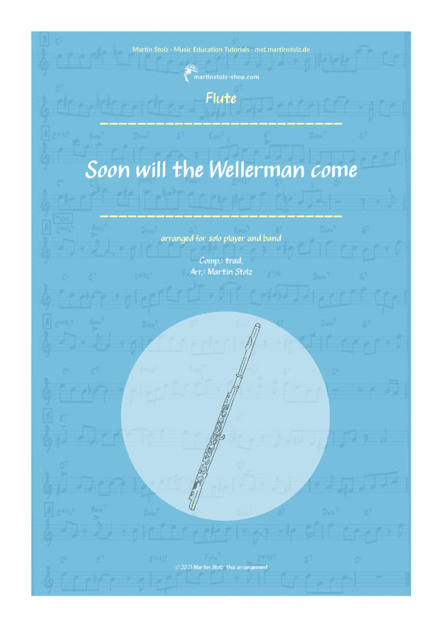 "Soon may the Wellerman come" (Wellerman Song) for Flute (arr. Martin Stolz)