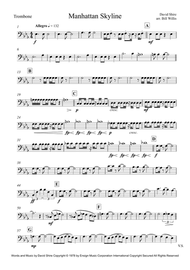 Manhattan Skyline (arr. Bill Willis)