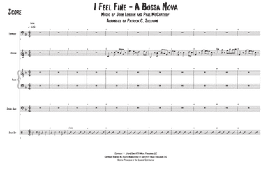 I Feel Fine (arr. Patrick C. Sullivan)