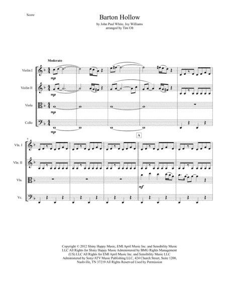 Barton Hollow (arr. Tim Olt)