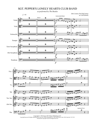 Sgt. Pepper's Lonely Hearts Club Band (arr. Jeff Perholtz)