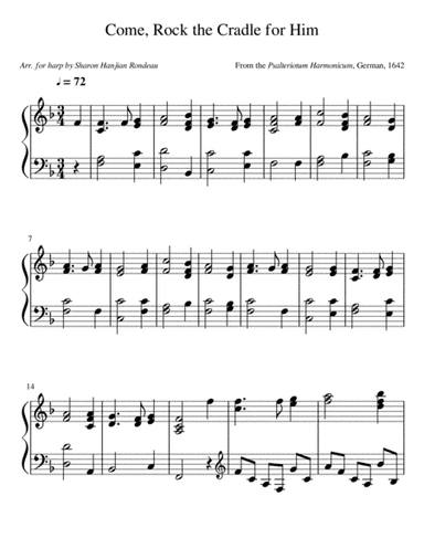 Come, Rock the Cradle for Him (arr. Sharon Hanjian Rondeau)