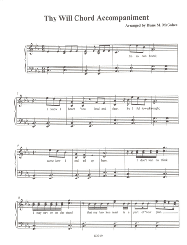 Thy Will (arr. Diane M. McGahee)