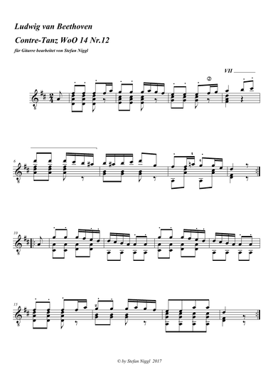 Contradanse WoO 14 no.12 (arr. Stefan Niggl)