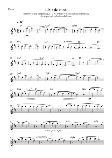 Clair de Lune (arr. Rodrigo Faleiros)