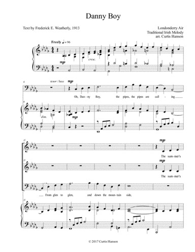 Danny Boy (SATB) (arr. Curtis Hanson)
