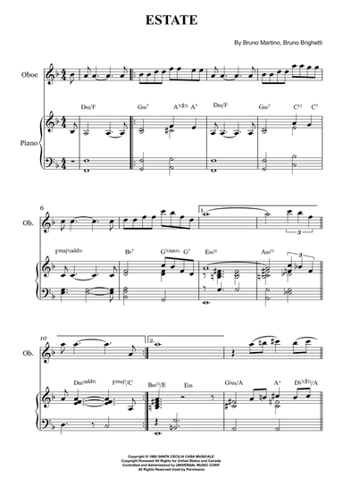 Estate (arr. Karen Gueiros)