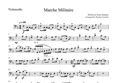 Marche Militaire (arr. Zachary Corbett)