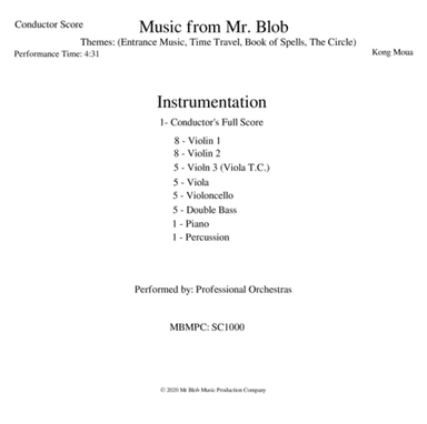 Music from Mr. Blob