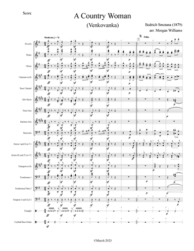 A Country Woman (arr. Morgan L Williams)