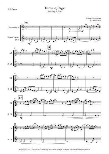 Turning Page (arr. Fabio Britto)