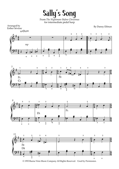 Sally's Song (arr. Esther Sévérac)