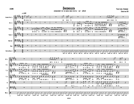 Shosholoza (arr. Sebastian Serrano Ayala)