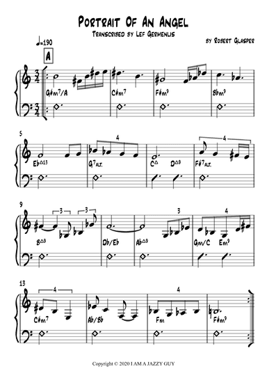 Portrait Of An Angel (arr. Lef Germenlis)