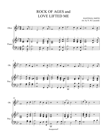 Rock of Ages and Love Lifted Me (arr. Nick Lacanski)