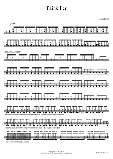 Painkiller (arr. COPYDRUM)