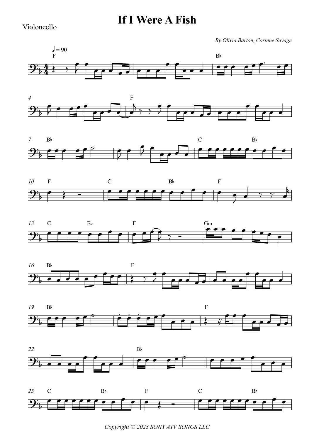 If I Were A Fish (arr. Wesley S. SIlva)
