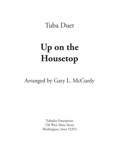 Up On the Housetop Tuba Duet (arr. Gary McCurdy, The Tubador)