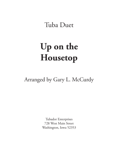 Up On the Housetop Tuba Duet (arr. Gary McCurdy, The Tubador)