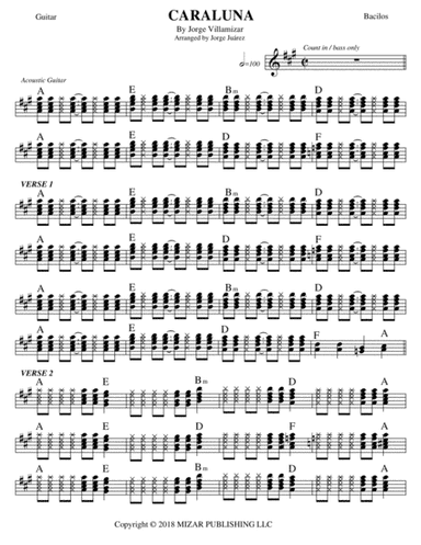 Caraluna (arr. Jorge Juárez)