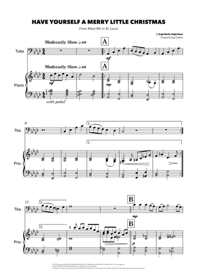 Have Yourself A Merry Little Christmas (arr. Tiago Cordeiro)