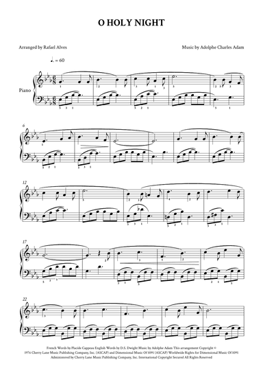 O Holy Night (arr. Rafael Alves)