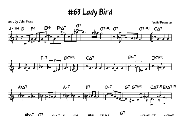Lady Bird (arr. John Fries)