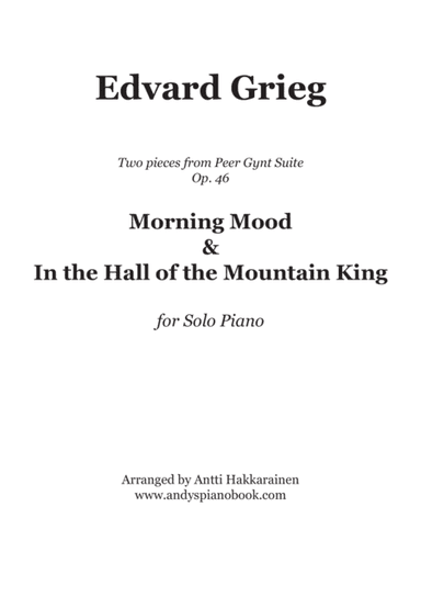 Morning Mood & In the Hall of the Mountain King (arr. Antti Hakkarainen)
