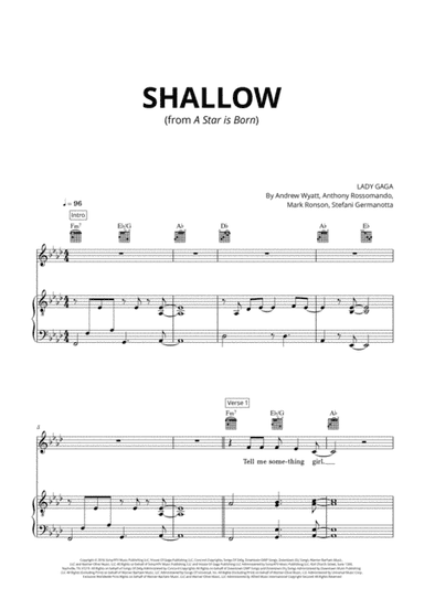 Shallow (arr. Cadenza Editions)