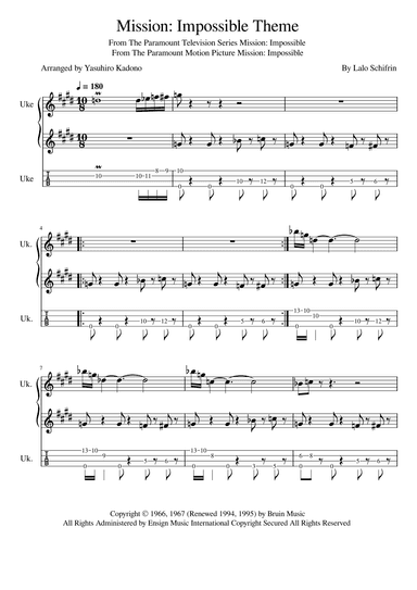 Mission: Impossible Theme (arr. Yasuhiro Kadono)