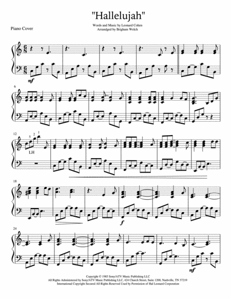 Hallelujah (arr. Brigham Welch)