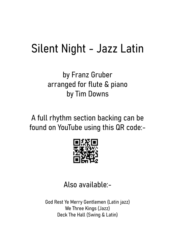 Silent Night - Latin Jazz (arr. Tim Downs)