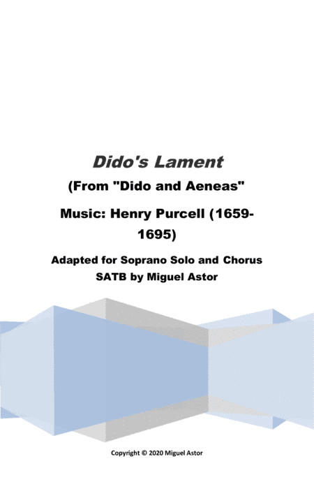 Dido's Lament (arr. Miguel Astor)